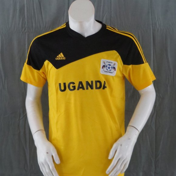 Team Uganda Soccer Jersey - 2016 Home Jersey by Adidas - Youth Extra Large - Picture 1 of 11